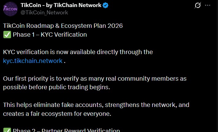 Tikcoin Network Listing date October 10 Tikcoin Network Listing date October 10