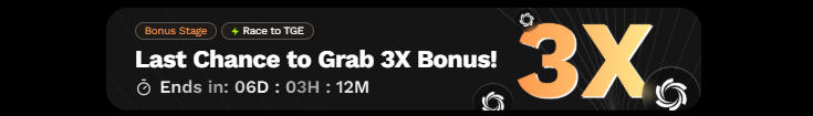 surprise Bonus Round with a 3X token multiplier surprise Bonus Round with a 3X token multiplier
