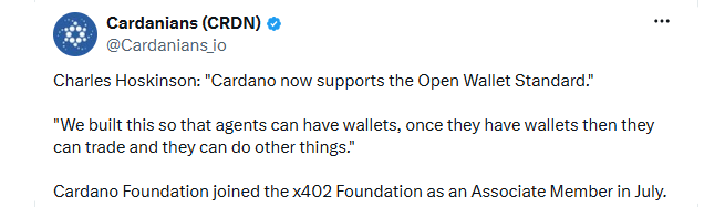 Cardano Open Wallet Standard Cardano Open Wallet Standard