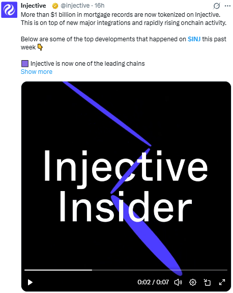Injective Crypto News Today: $1 Billion in Tokenized Assets