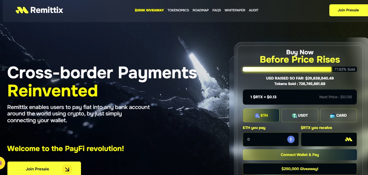 Remittix Presale Details Remittix Presale Details