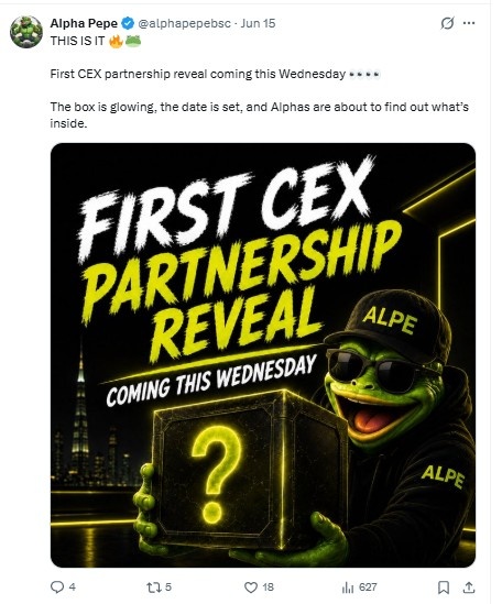 CEX name coming this Wednesday