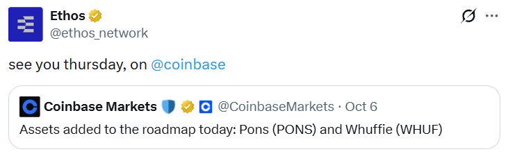Ethos network listing details Ethos network listing details