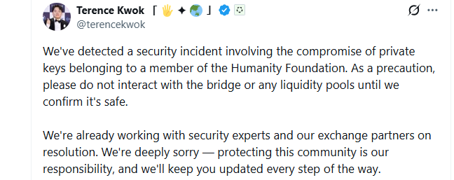 Humanity Protocol founder Terence Kwok Humanity Protocol founder Terence Kwok