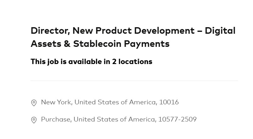 Mastercard Job Designation