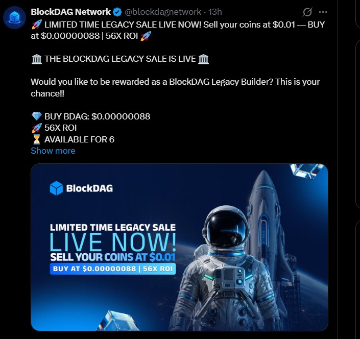BlockDAG Legacy Sale