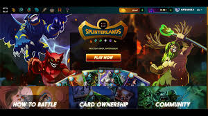 Splinterlands play to earn games Splinterlands play to earn games