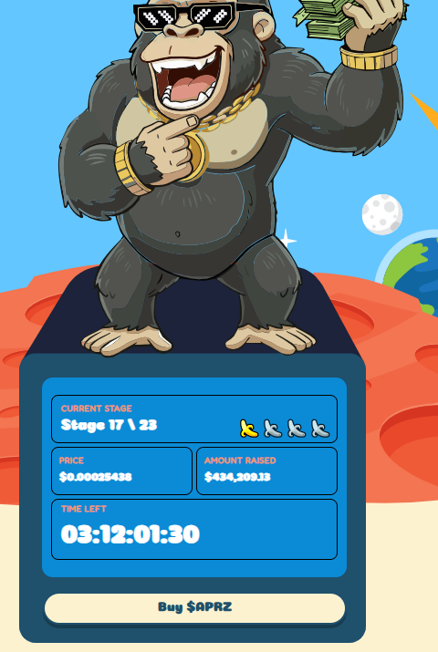 apemars presale data 