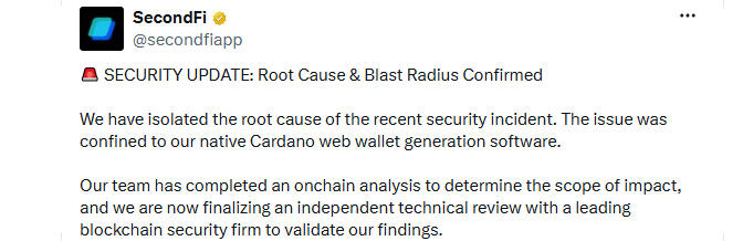 SecondFi Hack Incident SecondFi Hack Incident