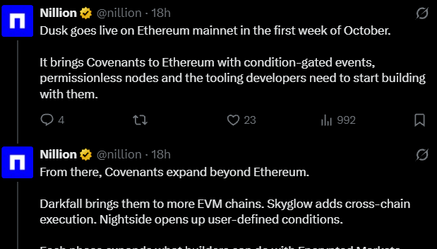 Nillion Sets October Ethereum Mainnet Launch for Encrypted Markets Nillion Sets October Ethereum Mainnet Launch for Encrypted Markets