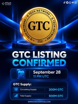 The token carries a circulating supply of 200 million GTC The token carries a circulating supply of 200 million GTC
