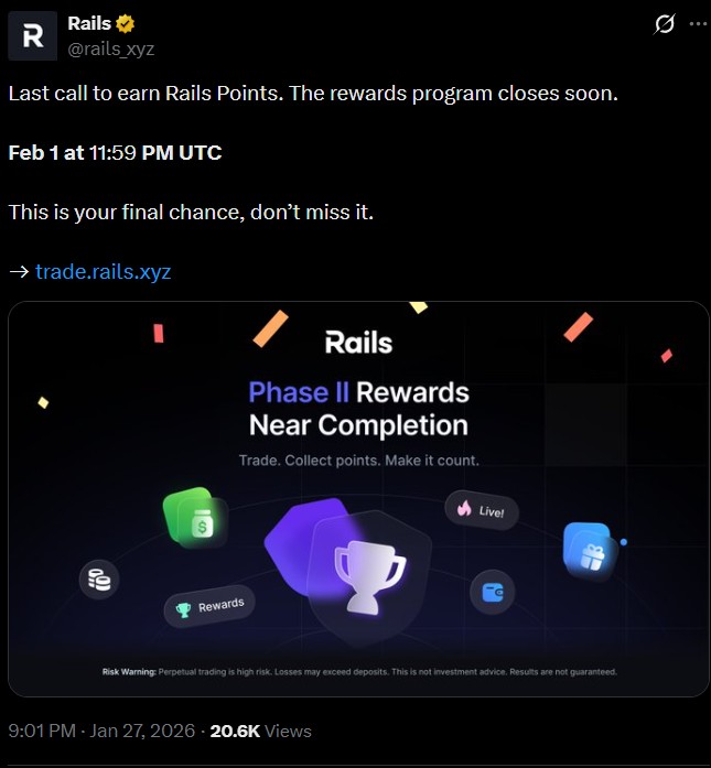 Rails airdrop update