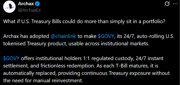 Chainlink News X Post