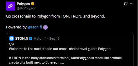 Polygon Official X Post Polygon Official X Post