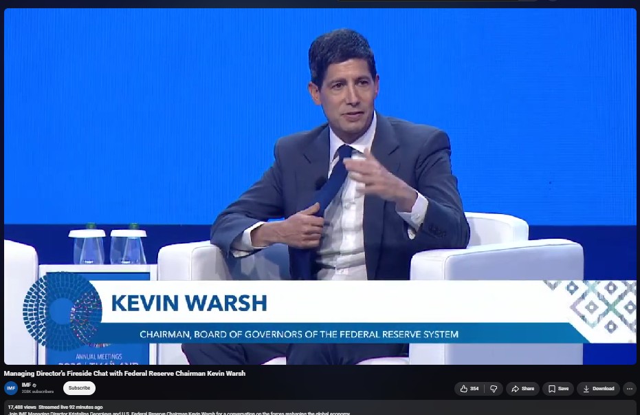 Fed Chair Kevin Warsh on Rate and Inflation Fed Chair Kevin Warsh on Rate and Inflation