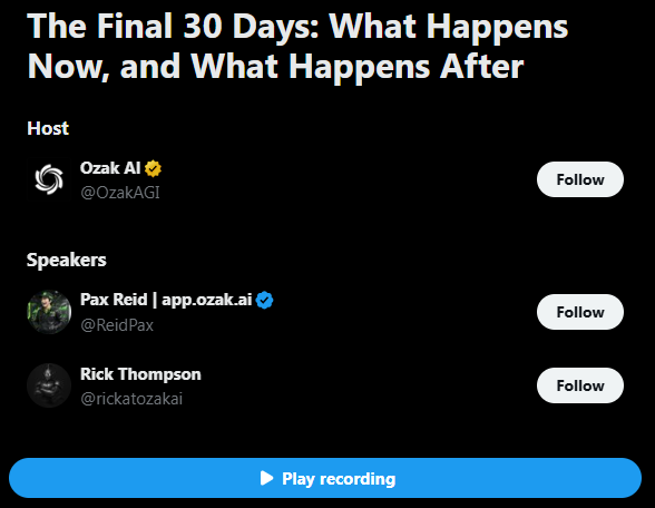 After Ozak AI Presale End