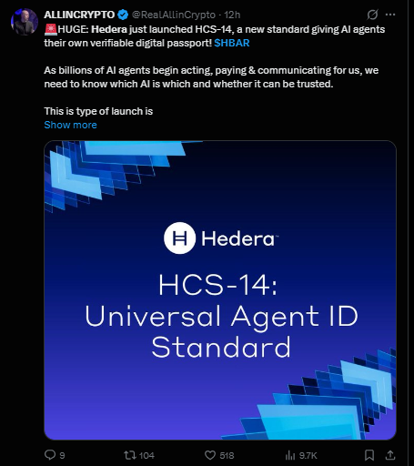 Hedera News Today: HBAR Latest News