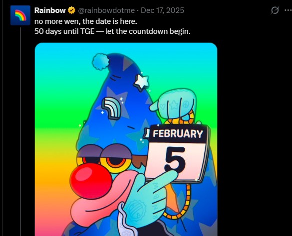 Rainbow Listing Date Feb 5