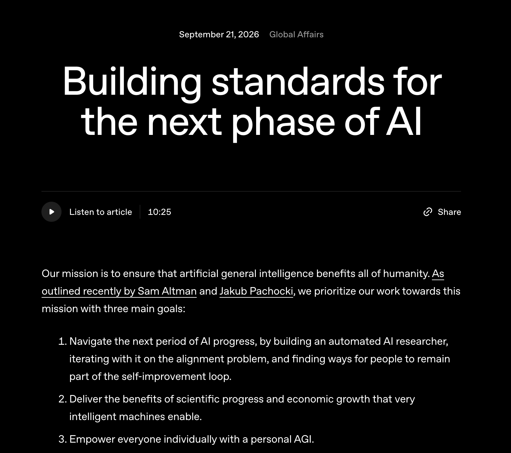 OpenAI Official blog OpenAI Official blog