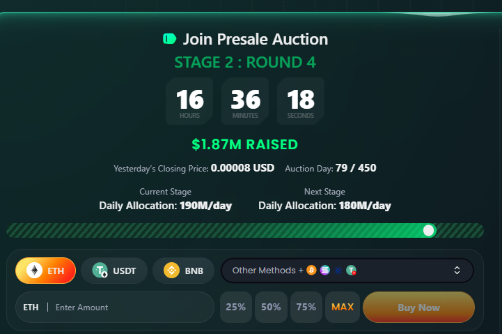 ZKP Presale Auction Details