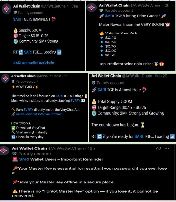 Parpody account of Arichain posted on Listing and price Parpody account of Arichain posted on Listing and price