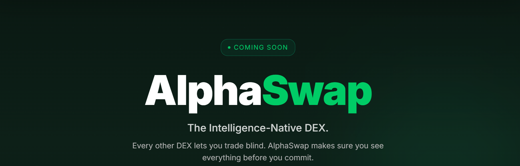 AlphaSwap project run on alphapepe AlphaSwap project run on alphapepe