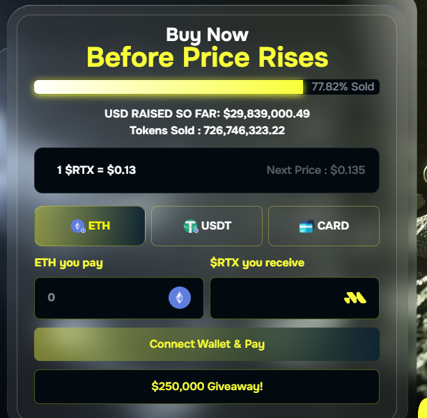 Remittix presale data