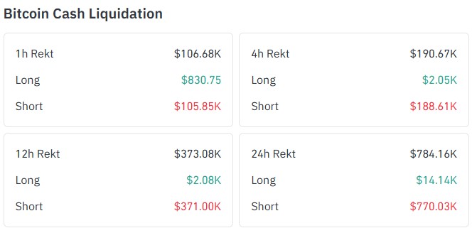 BCH Liquidation Data