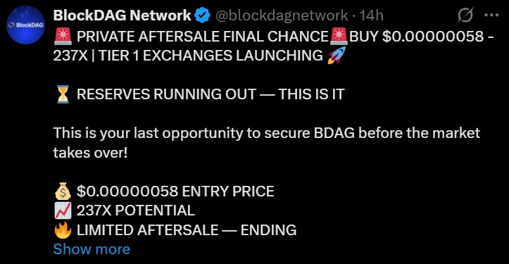 BlockDAG listing on BingX and Gate.io