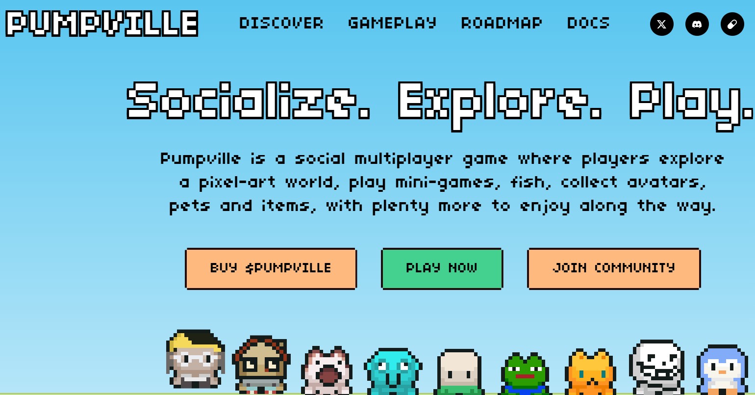 Pumpville World — Social Village & Play to Earn Loop Pumpville World — Social Village & Play to Earn Loop