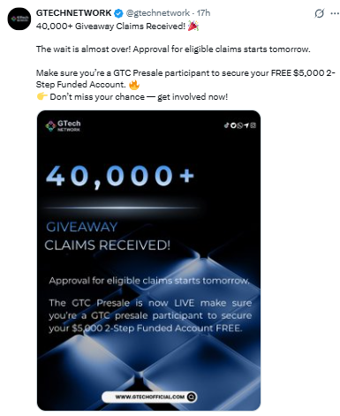 40,000+ Giveaway Claims Received! 40,000+ Giveaway Claims Received!