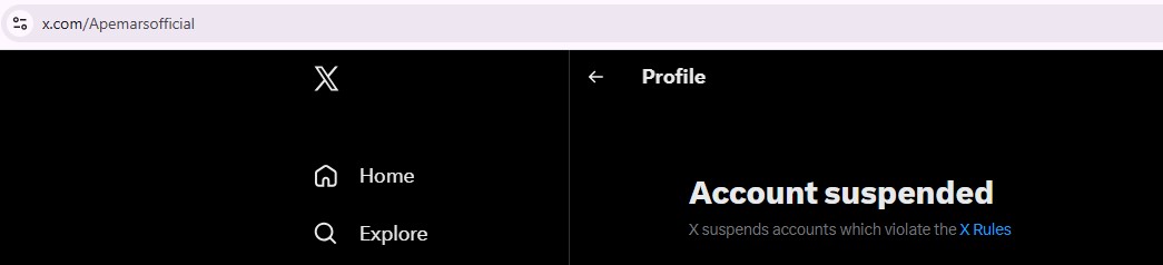 ApeMars Official X Account