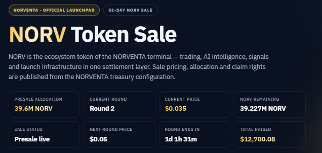 Norventa Presale Norventa Presale
