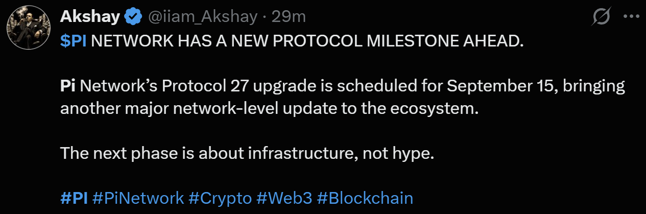 Pi Network Protocol 27 Upgrade: Crypto News Today