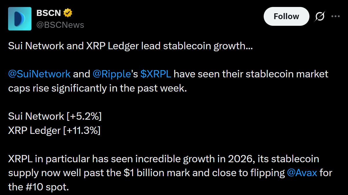 Sui Network on xrp