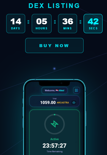 DEX listing countdown