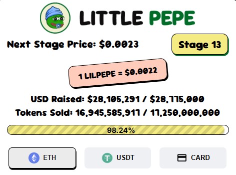 Little Pepe Presale data