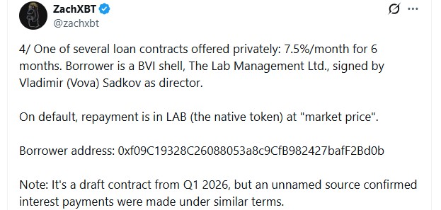 LAB Token Secret Laon