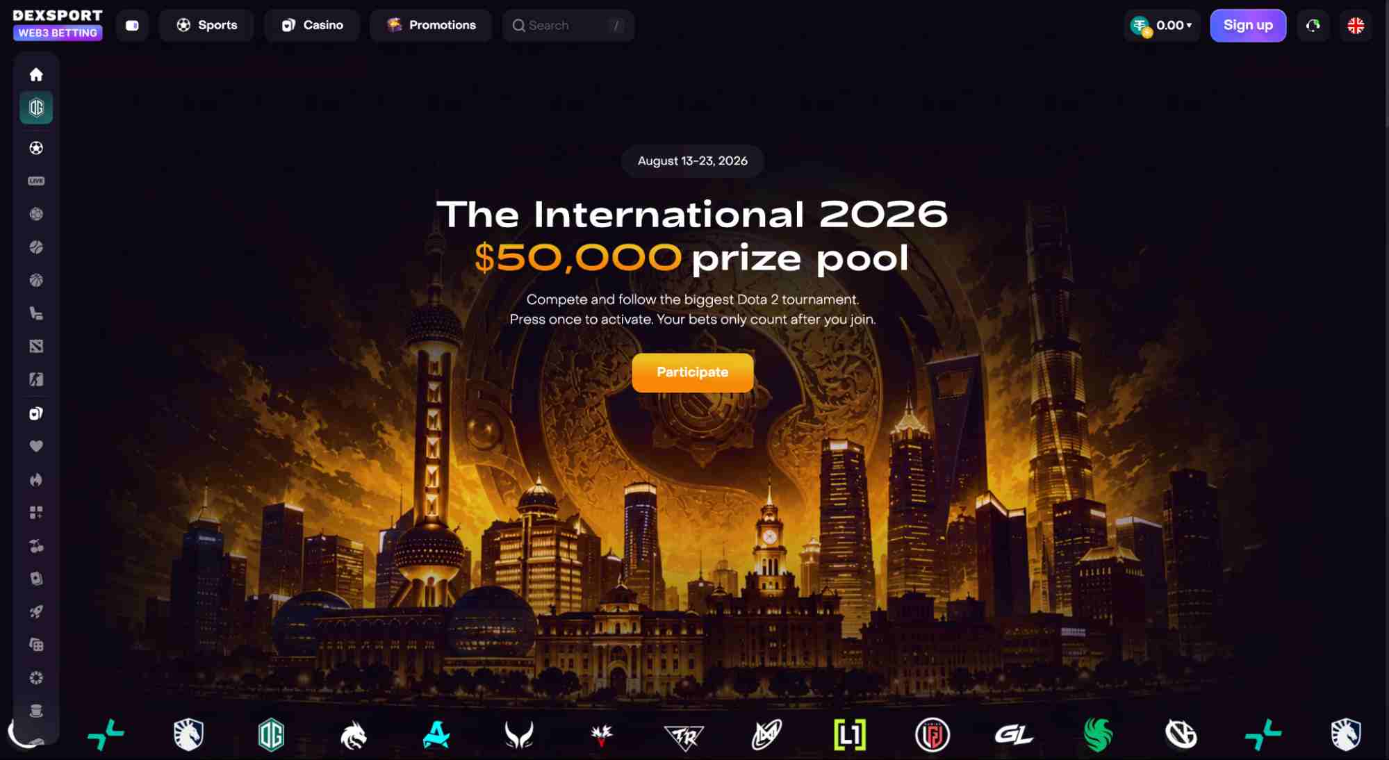 The International 2026 $50,000 priize pool