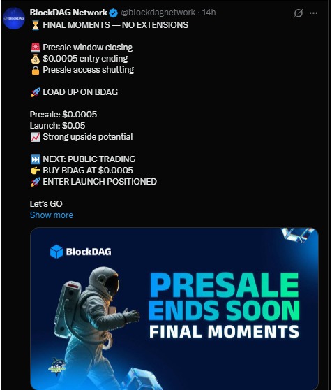 BlockDAG Presale