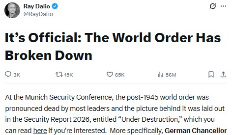 Ray Dalio Warning Ray Dalio Warning