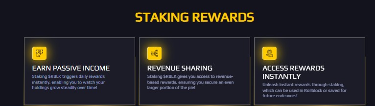 Rollblock Staking Rollblock Staking
