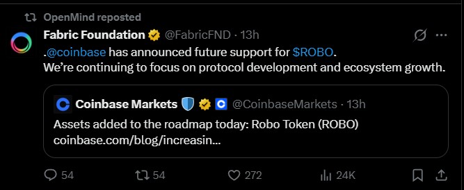 ROBO coinbase listing news ROBO coinbase listing news