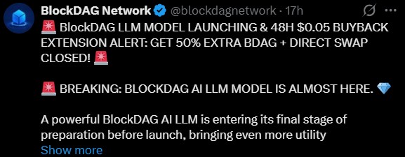 BlockDAG legacy sale 