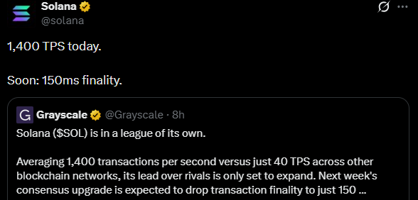Official X Post Showing Update
