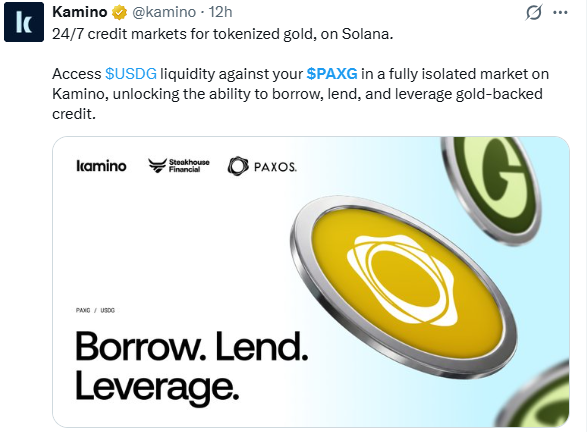 PAXG Gold-Backed DeFi: What Kamino Announced PAXG Gold-Backed DeFi: What Kamino Announced