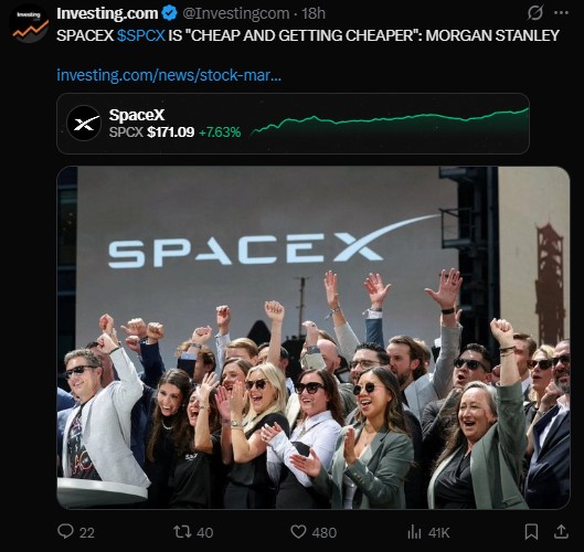 Morgan Stanley also called the company Morgan Stanley also called the company