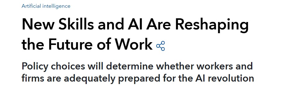 IMF AI job data IMF AI job data