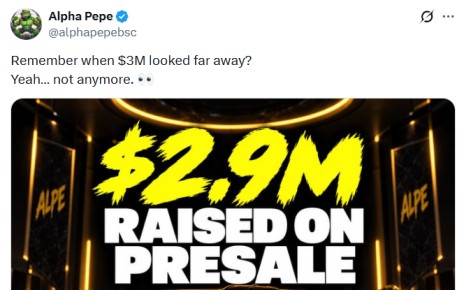 AlphaPepe Official post on X AlphaPepe Official post on X