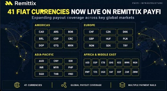 Remittix PayFi Adds 41 Fiat Remittix PayFi Adds 41 Fiat